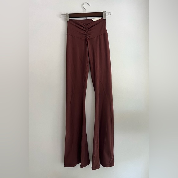 Aerie Real Me High Waisted Ruched Flare Legging NWT - Picture 7 of 7